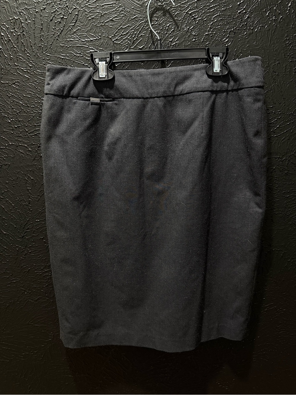 Vintage 90s Calvin Klein Classic Black Women's Pencil Skirt